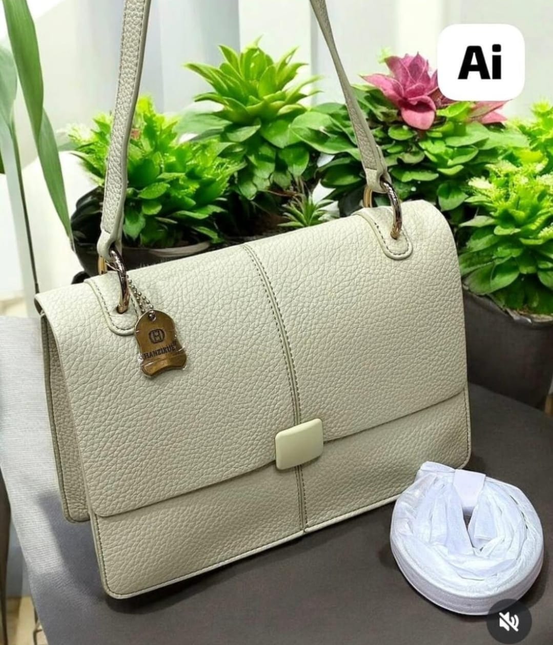 Imported Ladies Leather Shoulder Bag – Stylish Designer-Style Handbag